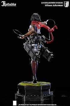 Amazon | ミカサ・アッカーマン フィギュア 1/4スケール 塗装